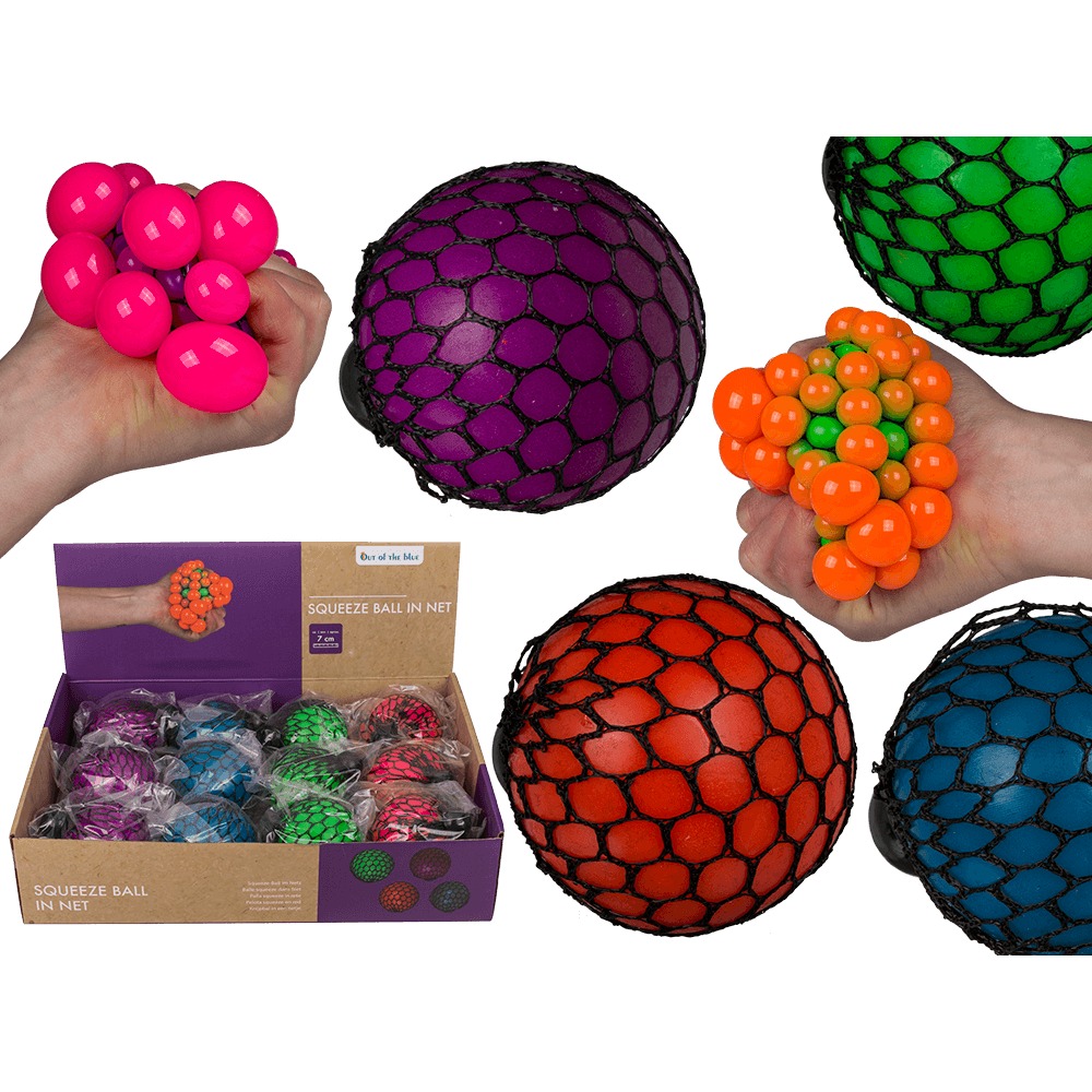 ANTISTRESS ΜΠΑΛΑ SQUEEZE OTBLUE BALL NET 12-0929 (12)